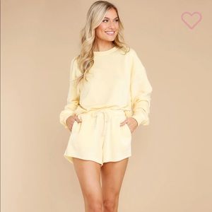 Red Dress Boutique Yellow Sweatshirt